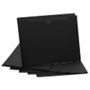 Black File Jackets, 2 Inch Expansion, Letter Size, Reinforced Straight-Cut