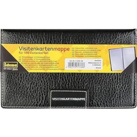 Idena 11338 Business Card Folder for 144 Cards 11 x 19 cm Pack of 1