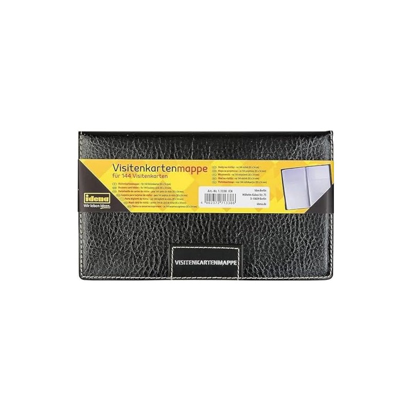 Idena 11338 Business Card Folder for 144 Cards 11 x