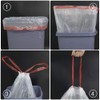 Innouse Small Bin Liners 10L, Drawstring Trash Bags, 120 Counts