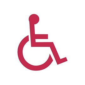 Handicap Sign Wheelchair Disability Accessible Symbol Car Vinyl Decal Sticker