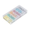 24PCS Car Blade Fuses Zinc Alloy Fuse Assortment Set Automobile