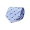 [COLORATA] Carolata Shark Pattern Necktie (100% Silk / Jacquard Woven),