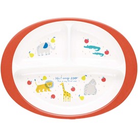 Skater M370-A Children's Plate, Melamine Lunch Plate, Plate, Hai Maizu, 25.5 fl oz (750 ml)