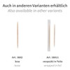 FRANZ MENSCH NatureStar Organic Toothpicks, Individually Wrapped in Paper, Wood,