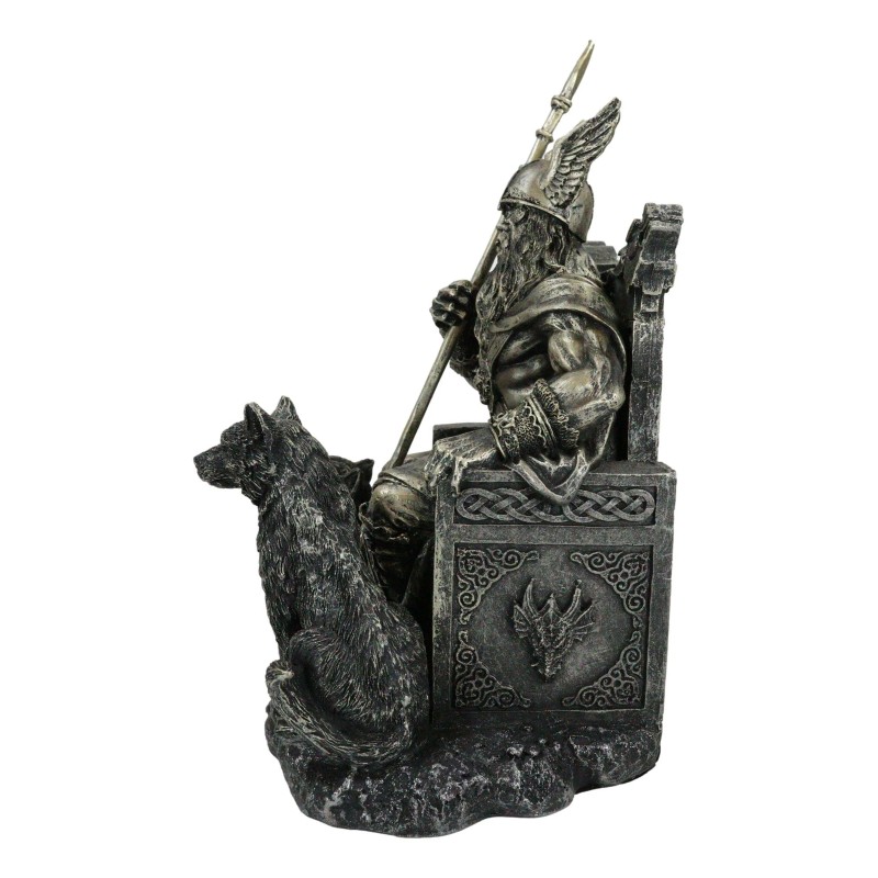 Ebros Norse Viking Mythology Odin The Alfather Sitting On A