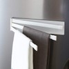 Foldable magnetic 3-tier towel rack - White / 접이식 마그넷