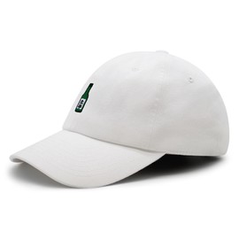 JPAK Soju Premium Dad Hat Embroidered Cotton Baseball Cap Korean Korea Spirit White