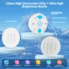 Upgraded Ultra-High Brightness Pool Lights, Rechargeable Submersible LED Lights with