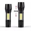 Unbranded 5pcs Super Bright LED Tactical Flashlight Zoomable USB Rechargeable