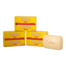 Jabón De Azufre Grisi, Tratamiento Para El Acné, Limpia Y