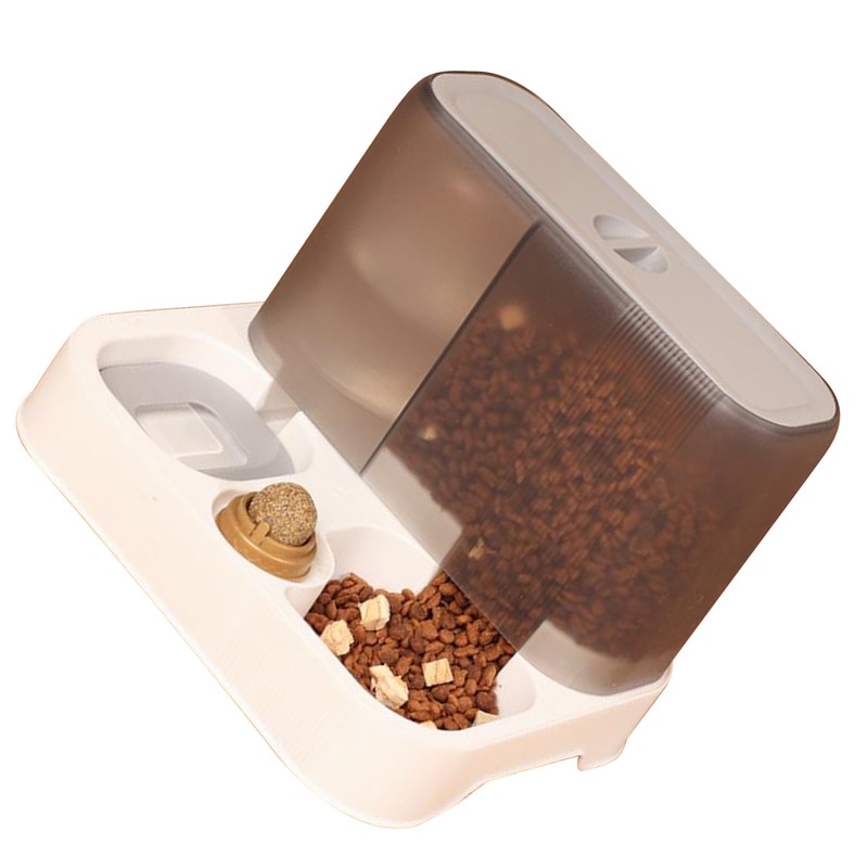Cat Water Bowl Moderate Capacity Removable Double Pets Water Food