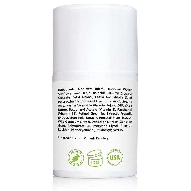 Retinol Cream for Face 2.5% with Hyaluronic Acid & Vitamins