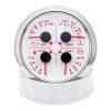 RYSJM 85mm White GPS Speedometer 0-160MPH with Tacho 8000RPM 4