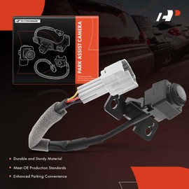 A-Premium Park Assist Camera Rear View Backup Reverse Camera Compatible with Select Hyundai Models - 2013 2014 2015 2016 Santa Fe - Replace# 95760B8150