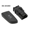 Air Conditioning AC Switch Push Button with Cap 6554KX AC