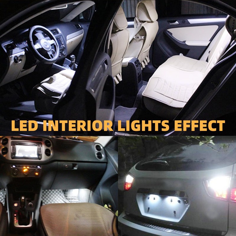 LECCIBUB LED Interior Light Kit Fit For GMC Sierra 1999-2006,Super