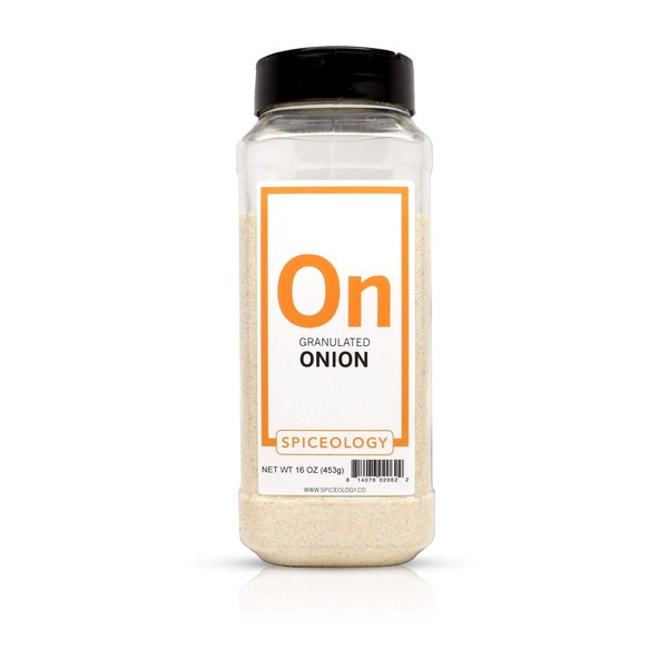 Granulated Onion - Spiceology Onion Granules - 16 ounces