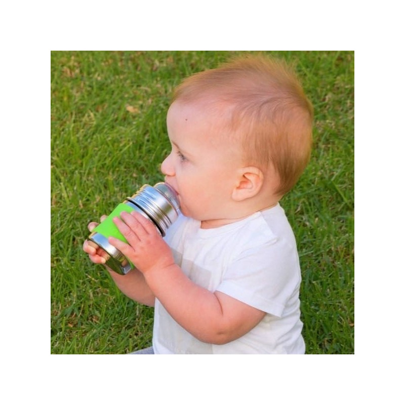 Pura Kiki Stainless Steel Infant Bottle 150ml - Aqua