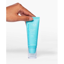 TULA Skin Care Face Filter Blurring and Moisturizing Primer - Cosmos, Evens the Appearance of Skin Tone & Redness, Hydrates & Improves Makeup Wear, 1fl oz