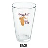 LOGOVISION Guess What Cat Butt 16 oz Pint Glass, Tempered