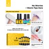BURANO Poly Extension Gel Nail Kit, 6 Bottles Purple Blue