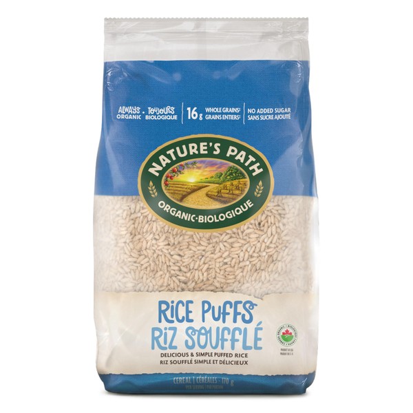 Nature's Path Rice Puffs Breakfast Cereal - 170 g