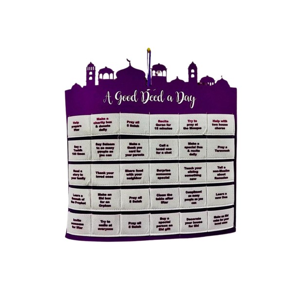 Eid Count down Calendar Good Deed a Day Advent Calendar