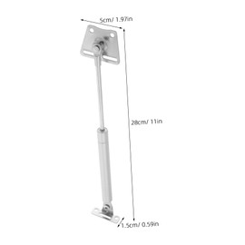 Operitacx 2pcs Hydraulische Stützstange Lift up up Hydraulikgasfeder Stange Schranktür Deckel Stützstütze Und Scharnier Für Schranktypen