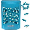 Fruidles Blue Shark Gummi Candy, Assorted Fruit Flavors Gummies, Allergy