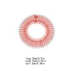 SUIOPPYUW Full Circular Stretch Comb Girls Flexible Crystal Circle Combs