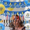 Happy Hanukkah Banner Kits Hanukkah Banners for Hanukkah Decorations Flags