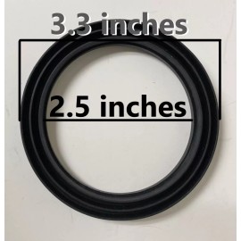 NUFLUSH Replacement, Toilet Flush Valve Gasket, Seal Fits 2.5 in. 1 Piece Flush Valves