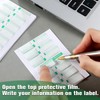 Harloon 210 Pcs Mini Self Laminating Calibration Labels 0.5" x
