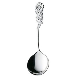 Takakuwa Metal Rose Cutlery, Cream Spoon, Satin 004935