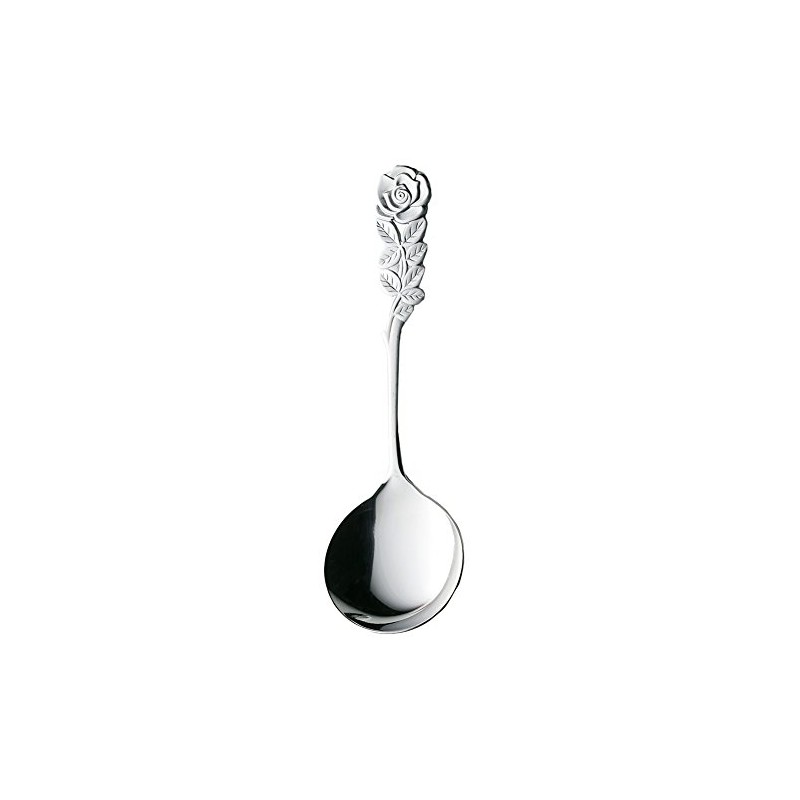 Takakuwa Metal Rose Cutlery, Cream Spoon, Satin 004935