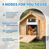 Automatic Chicken Coop Door, Solar Powered Roll-Up Chicken Door with