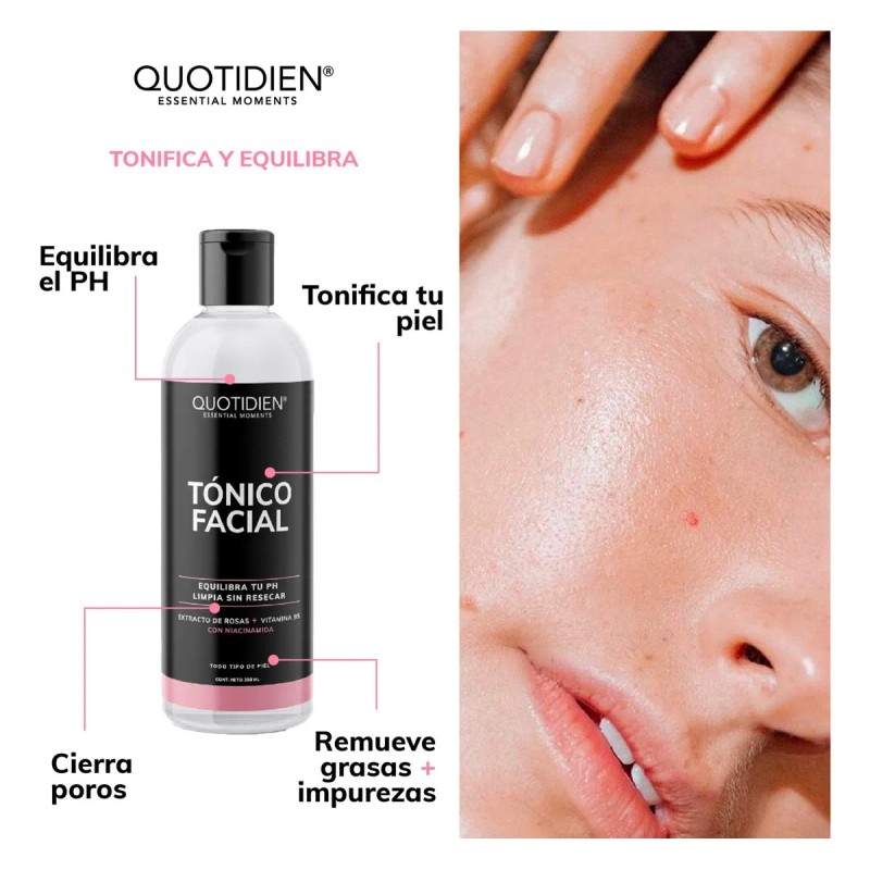 Kit Limpiador Facial + Tonico Facial + Serum Vitamina C