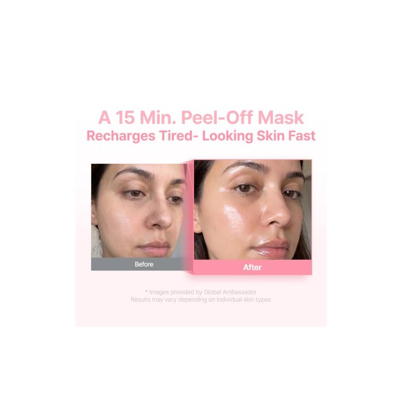 Purito Multi PDRN Collagen Real Glow Mask, Mascarilla Despegable Reafirmante,