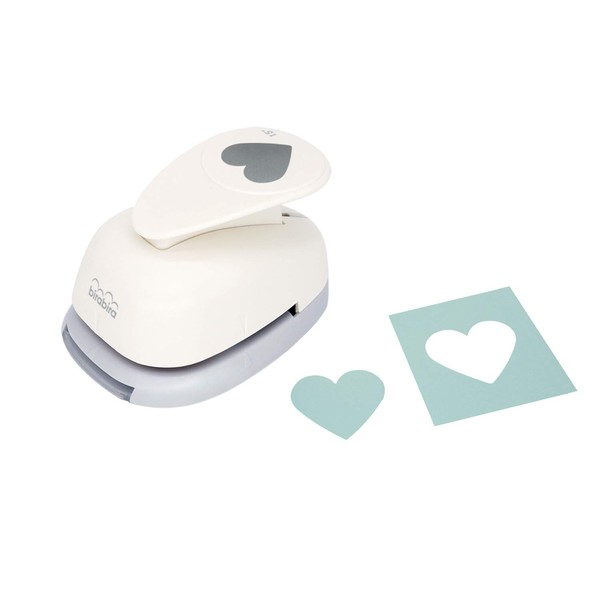 Bira Craft 1.5 inch Heart Lever Action Craft Punch, Valentine’s