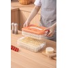 LOEZ 4-Layer Food Storage Container, Stackable Snack Container with Lid,