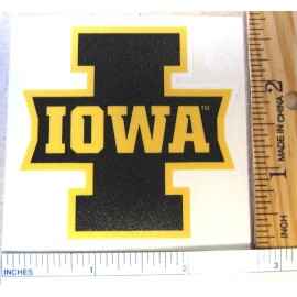 Unbranded Iowa Hawkeyes "I" Decal (2-1/2" x 2-1/2")  NEW - All Weather Decal