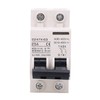 AC DC Circuit Breaker 2P 25A 400V DIN Rail Mount