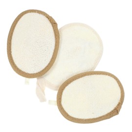 IWOWHERO 3pcs Exfoliating Bath Loofah Sponge Soft Comfortable Body Scrubber for Cleaning Includes for Use