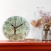 SKYDA Tree Of Life Wall Clock Arabic Numerals Design Autumn