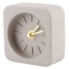 GEEKCOOK Simple Square Cement Desk Clock for Office Home Living