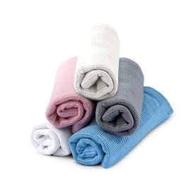 Sapphire Collection Cotton Cellular Baby Blanket Breathable Soft 100% Cotton Cellular Baby Blankets for Pram/Travel/Moses Basket, Cots, Pushchairs One Size 75 x 95 cm(Blue)