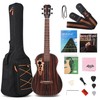 Baritone Ukulele Electric 30 Inch All Blackwood Acoustic Ukelele Kit