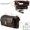 MATADOR (3 in 1 bag) "Cairo" 3119, dark brown