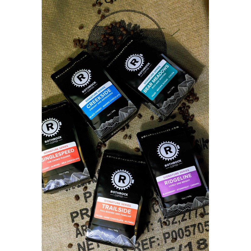 Rothrock Coffee Bear Meadows Dark Roast Whole Bean coffee 12oz